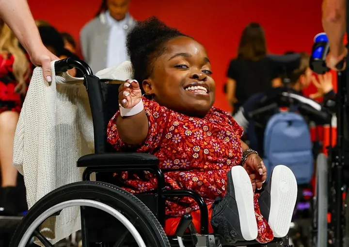‘It feels great’: World’s shortest non-mobile woman Wildine breaks the glass ceiling
