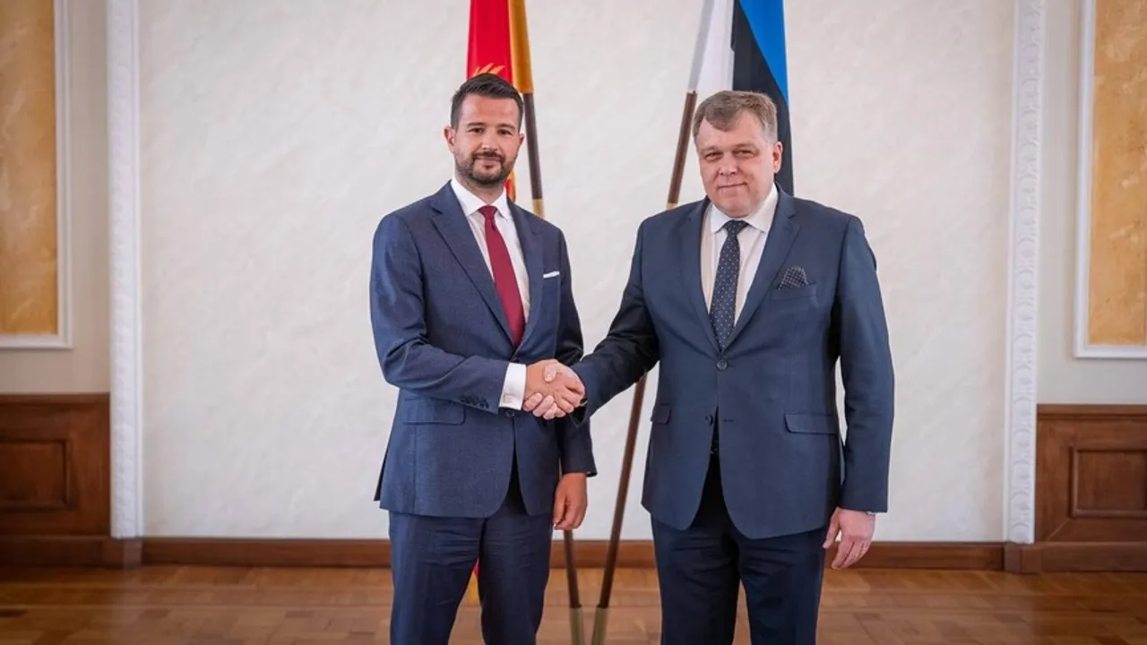 Milatović u Estoniji: Parlamentarna saradnja važan oslonac evropskog puta Crne Gore
