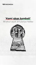 Warga Palestina peringati 78 tahun Nakba dengan membawa kunci sebagai simbol harapan