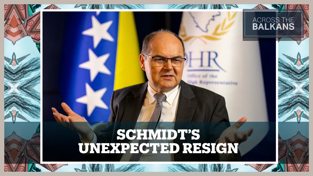 Why has Christian Schmidt decided to quit now?