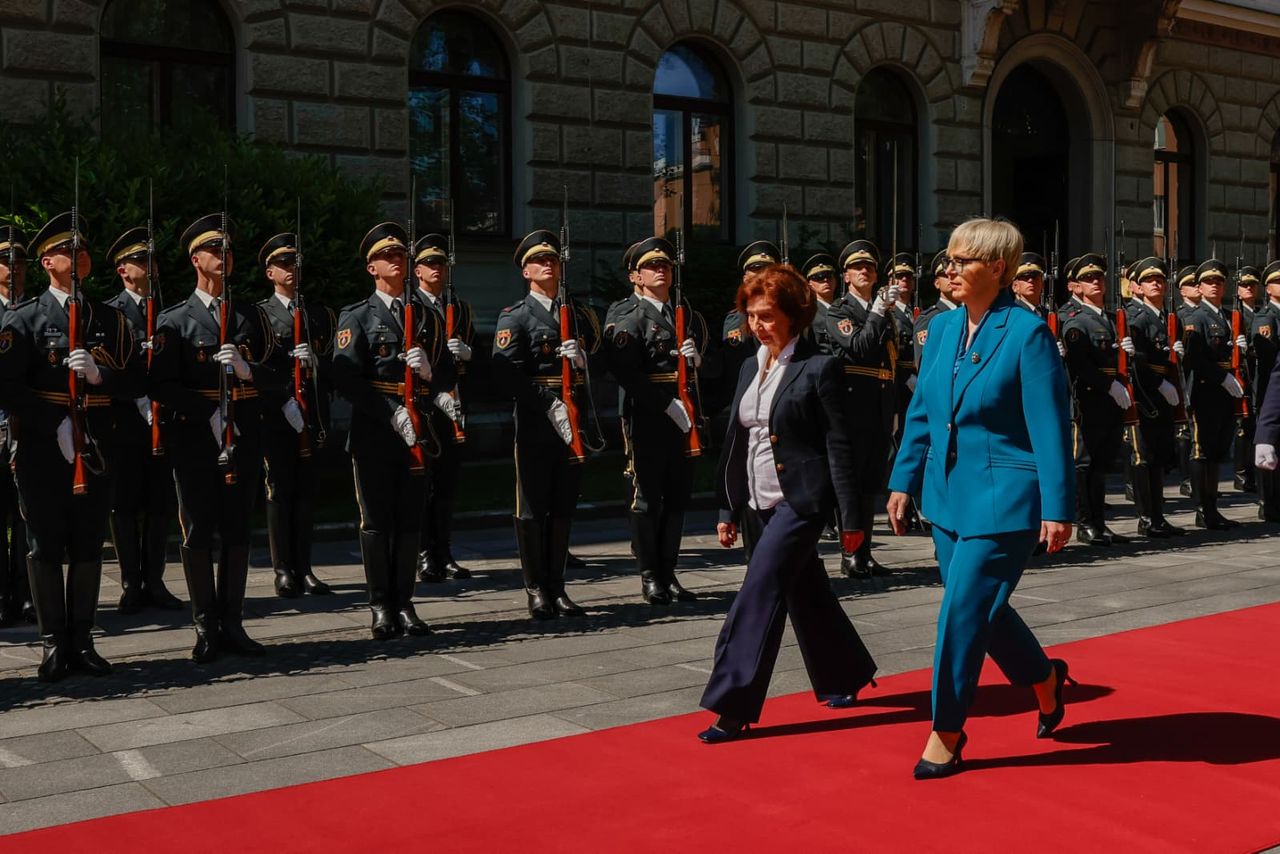 Presidentja e Maqedonisë së Veriut Davkova në Lubjanë u prit nga homologia e saj Pirc Musar