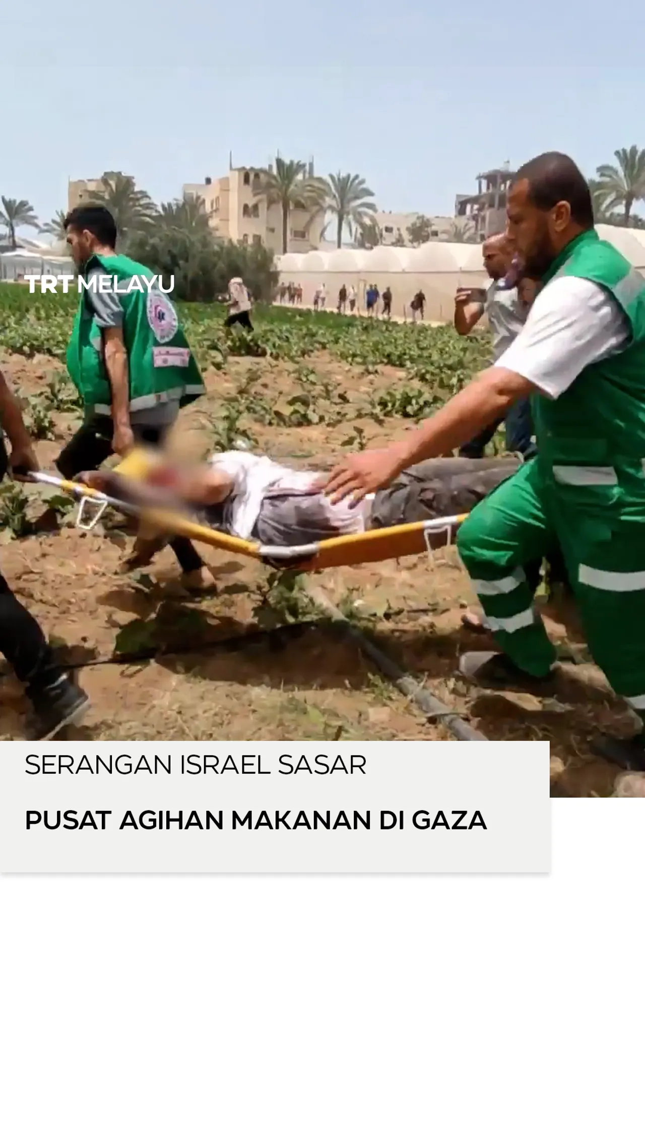 Serangan Israel sasar pusat agihan makanan di Gaza