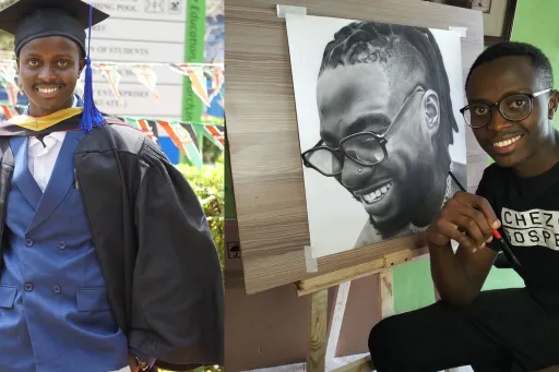 Kenyan abandons engineering to pursue an art career