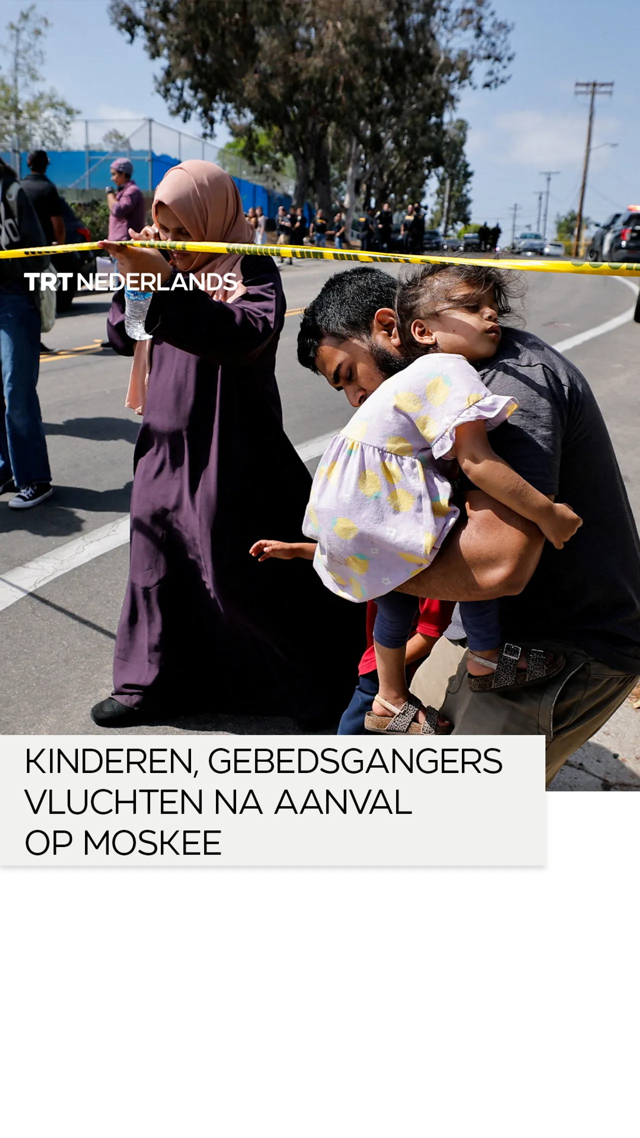 Kinderen, gebedsganger vluchten na aanval op moskee in San Diego