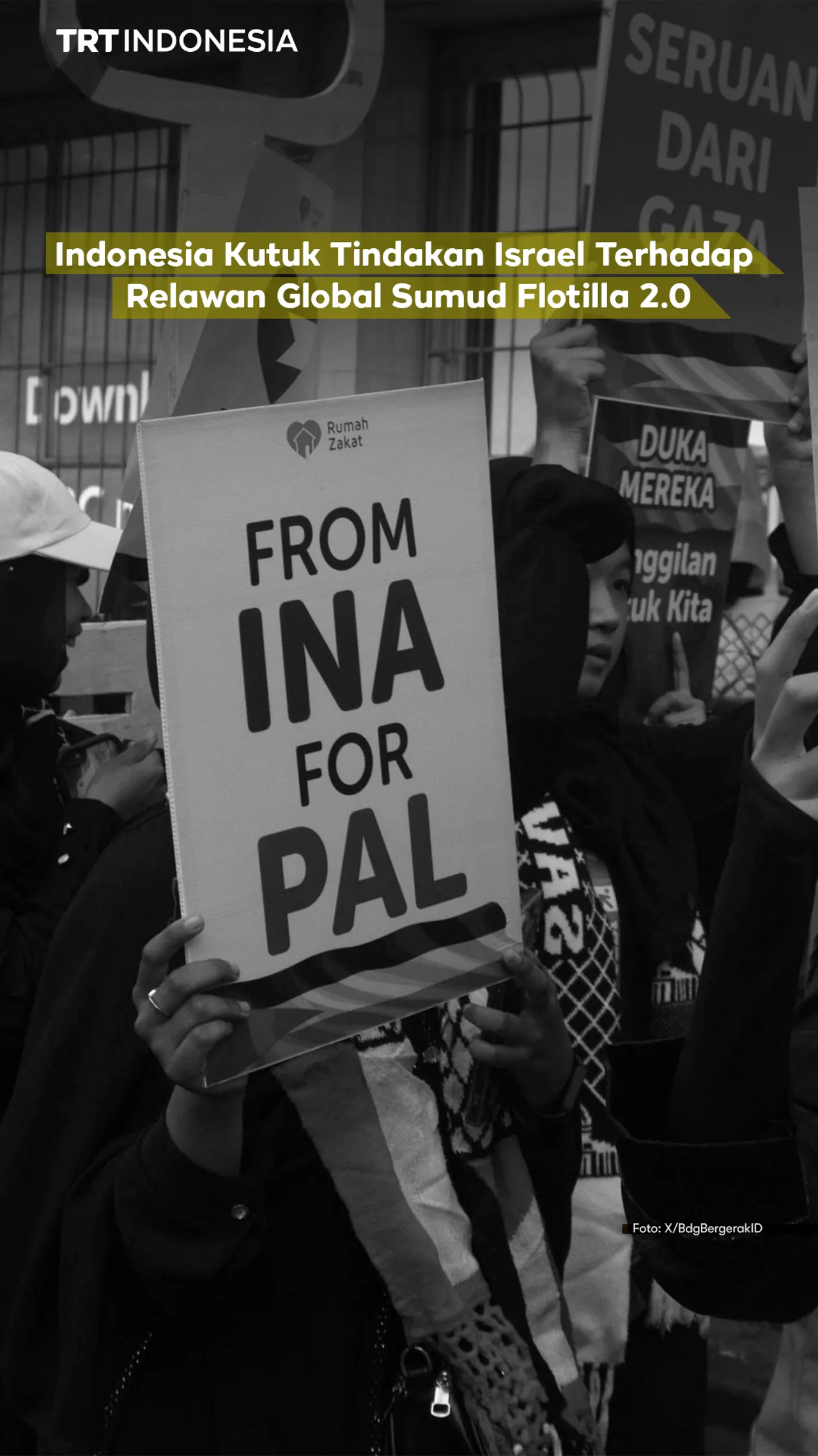 Indonesia kutuk tindakan Israel terhadap relawan Global Sumud Flotilla 2.0