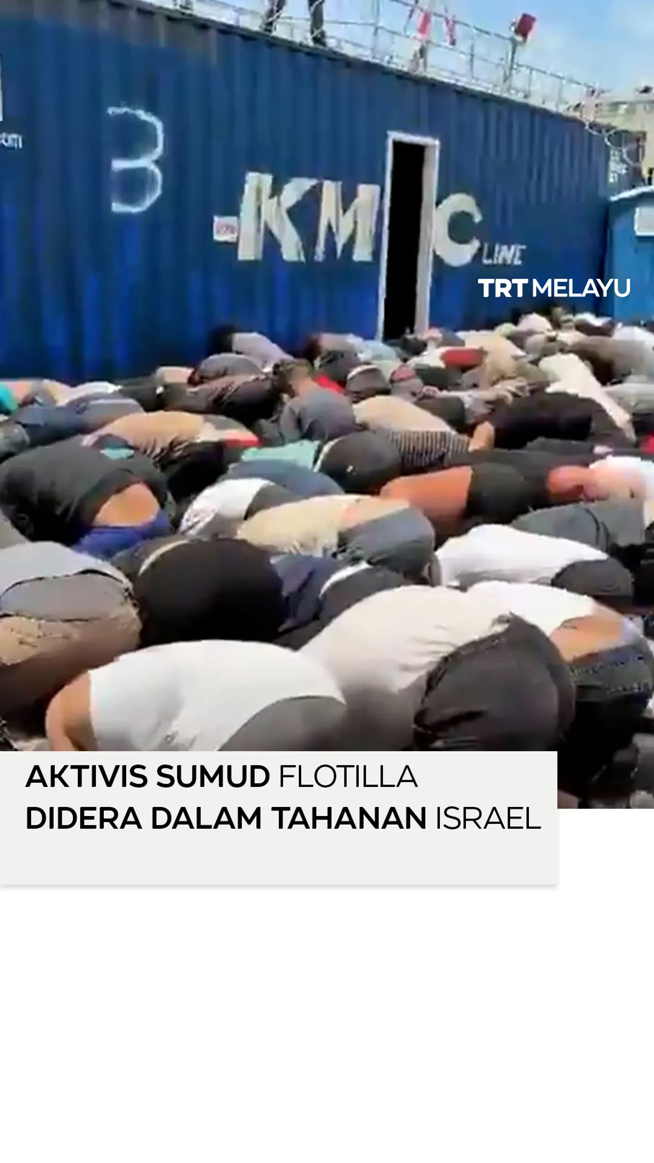 Aktivis Sumud Flotilla didera dalam tahanan Israel