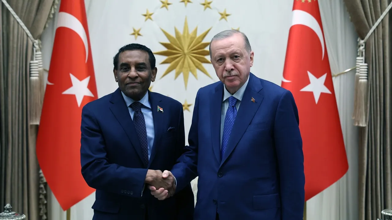 Presidente Erdogan reitera apoio à soberania do Sudão em conversas com o Primeiro-ministro Idris
