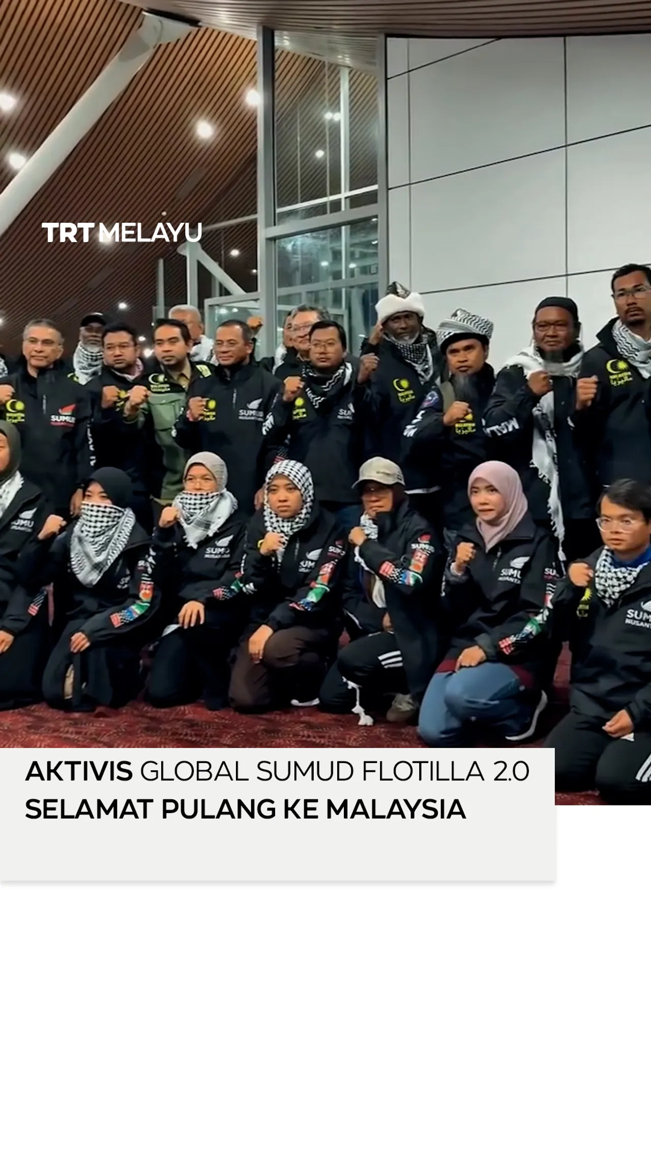 Aktivis Global Sumud Flotilla 2.0 selamat pulang ke Malaysia