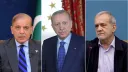 أردوغان يبحث مع بزشكيان وشريف تطورات المنطقة ويؤكد دعم تركيا إرساء السلام