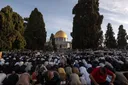 Muslims pray at Al-Aqsa Mosque to mark Eid al-Adha in occupied East Jerusalem