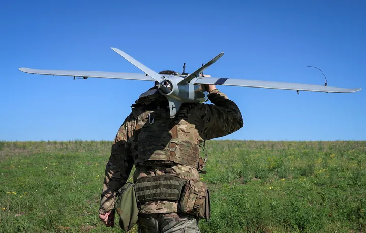 Ukrainian drones hit a port and an oil depot in southern Russia: officials