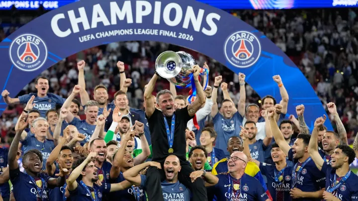 باريس سان جيرمان بطلاً لدوري أبطال أوروبا للعام الثاني توالياً على حساب أرسنال