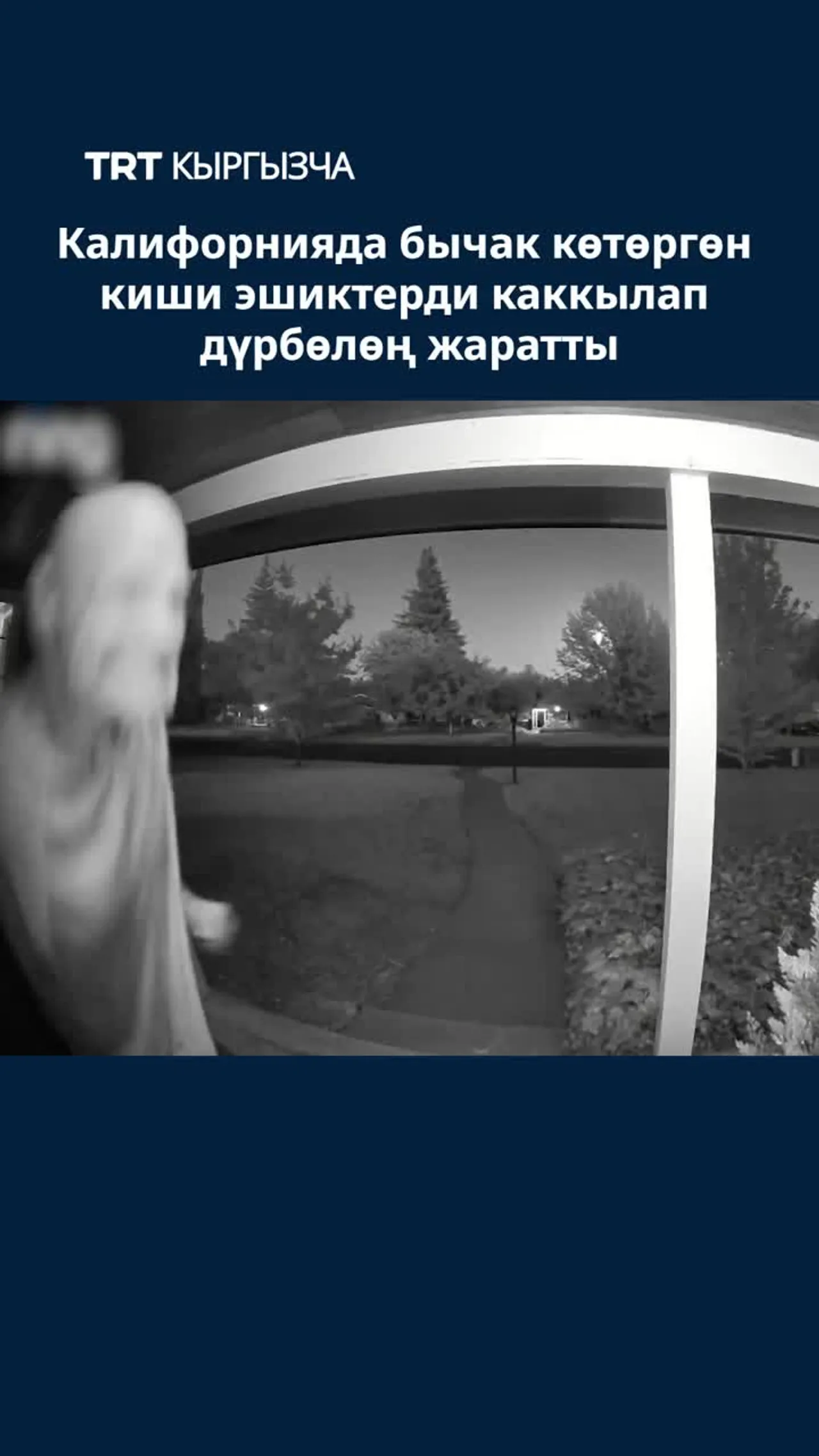 КАЛИФОРНИЯДА БЫЧАК КӨТӨРГӨН КИШИ ЭШИКТЕРДИ КАККЫЛАП ДҮРБӨЛӨҢ ЖАРАТТЫ