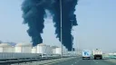 Fujairah oil hub ablaze after drone strike as UAE intercepts Iranian missiles