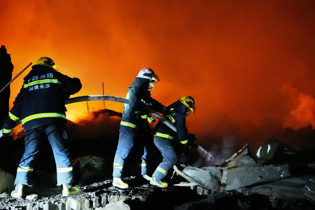 Massive explosion at fireworks factory in China kills 21