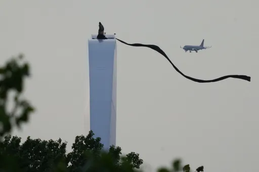 Protester descends from DC bridge, ending 6-day stand against AI and US-Israel war on Iran