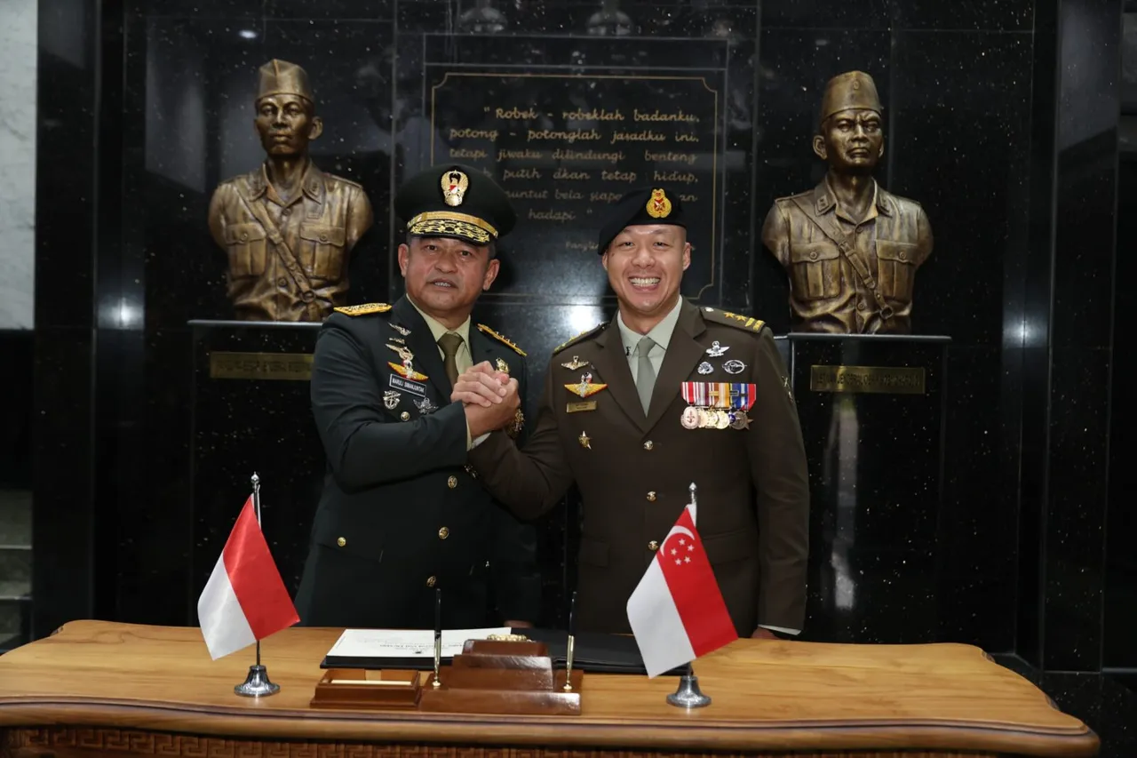 TNI AD perkuat kerja sama pertahanan dengan Singapura lewat latihan dan pendidikan militer