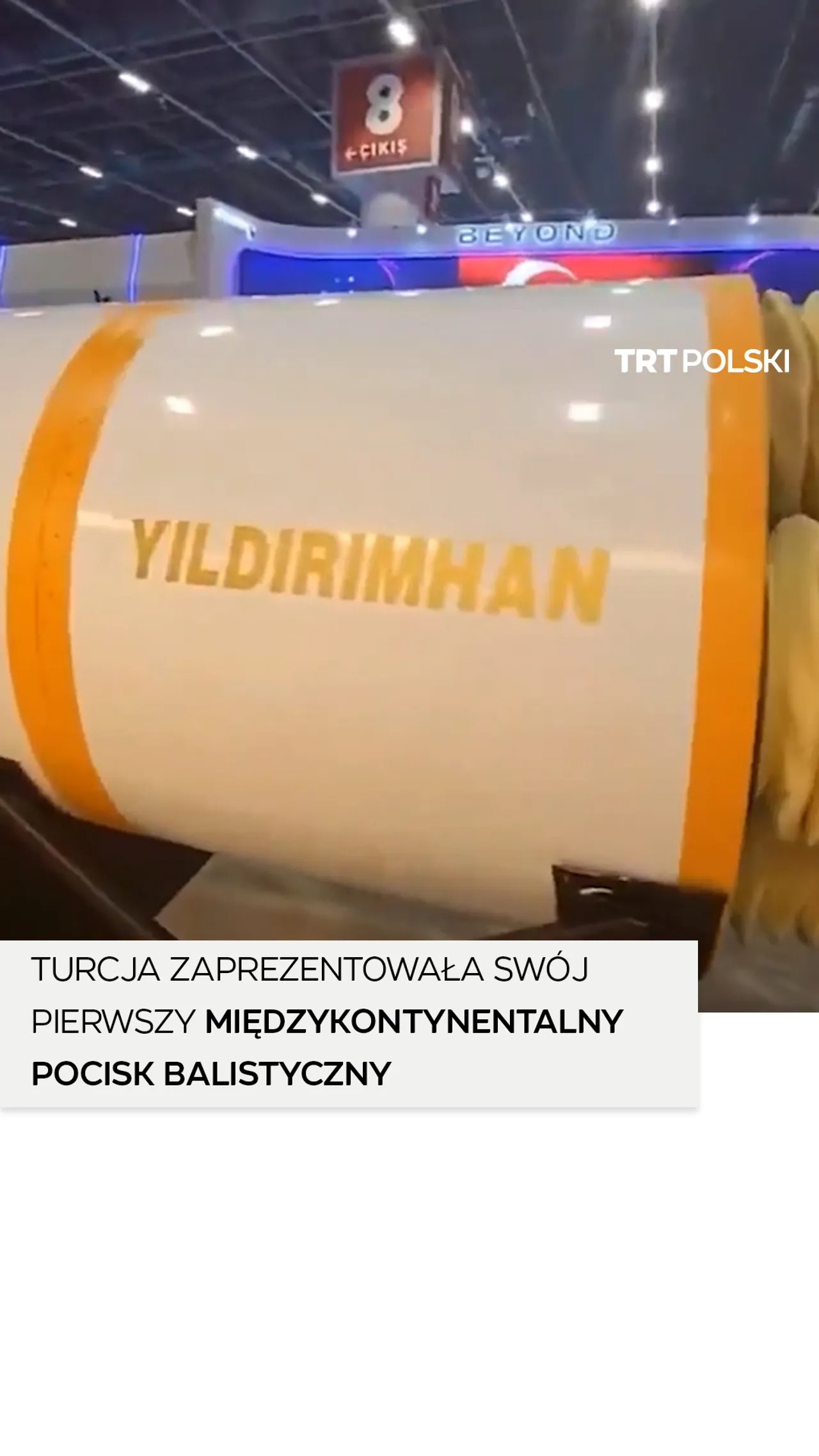Turcja zaprezentowała swój pierwszy międzykontynentalny pocisk balistyczny