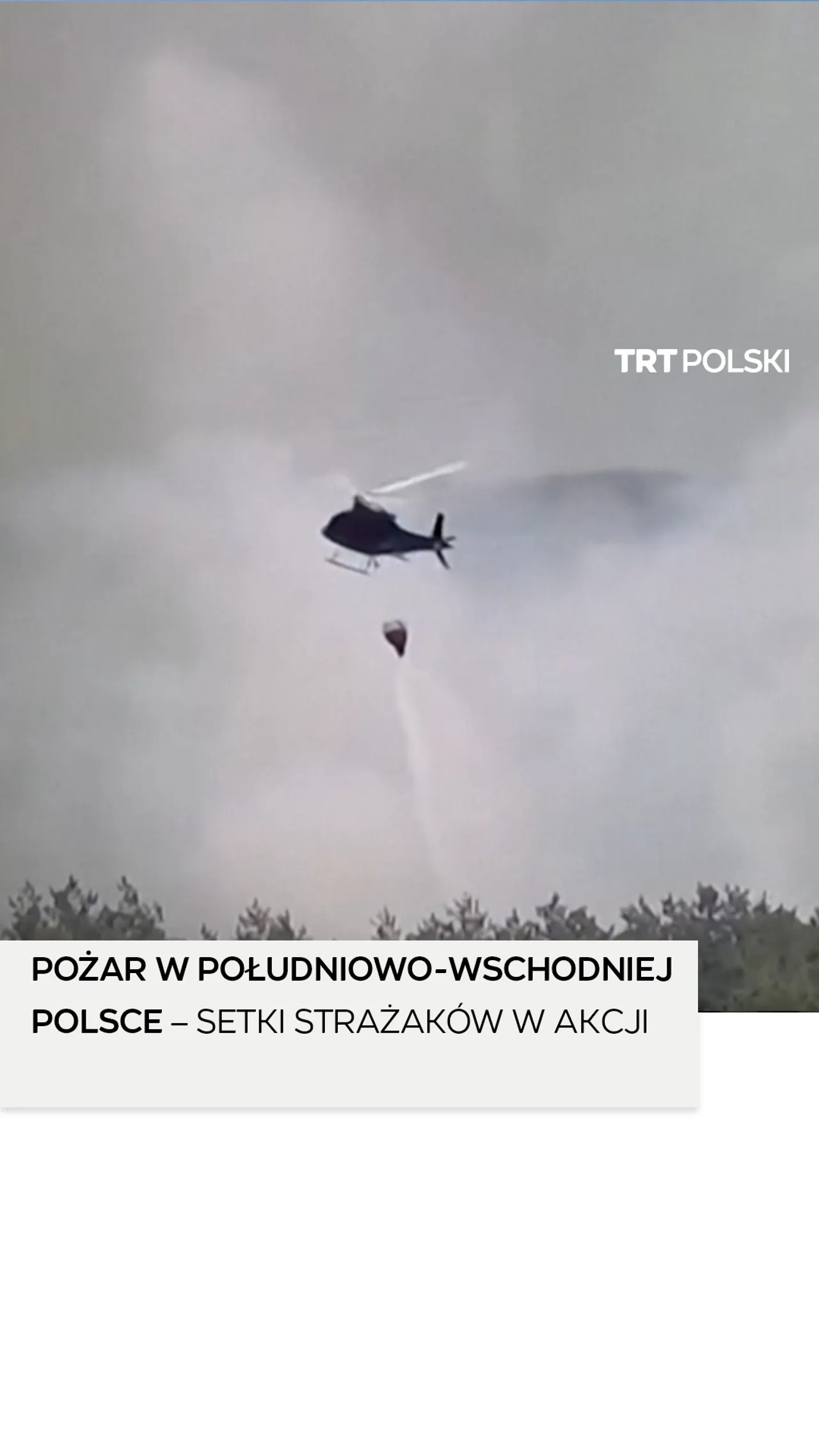 Pożar w południowo-wschodniej Polsce – setki strażaków w akcji