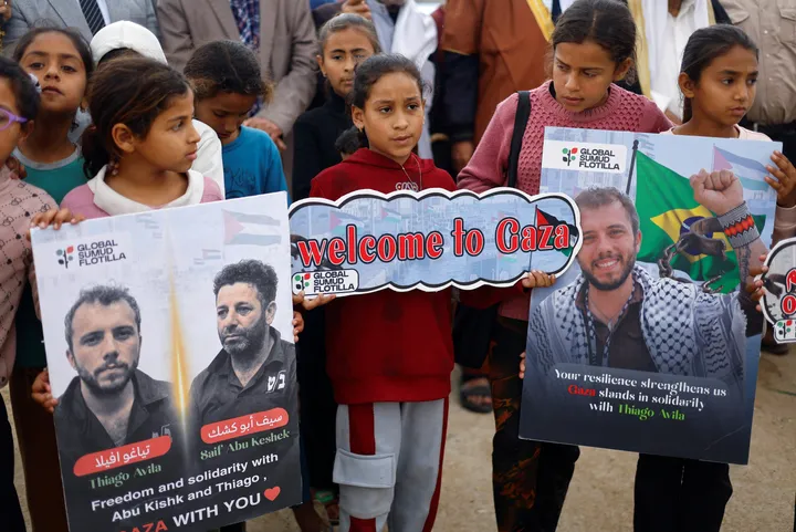 ONU exige que Israel 'liberte imediatamente' dois ativistas da flotilha de ajuda a Gaza