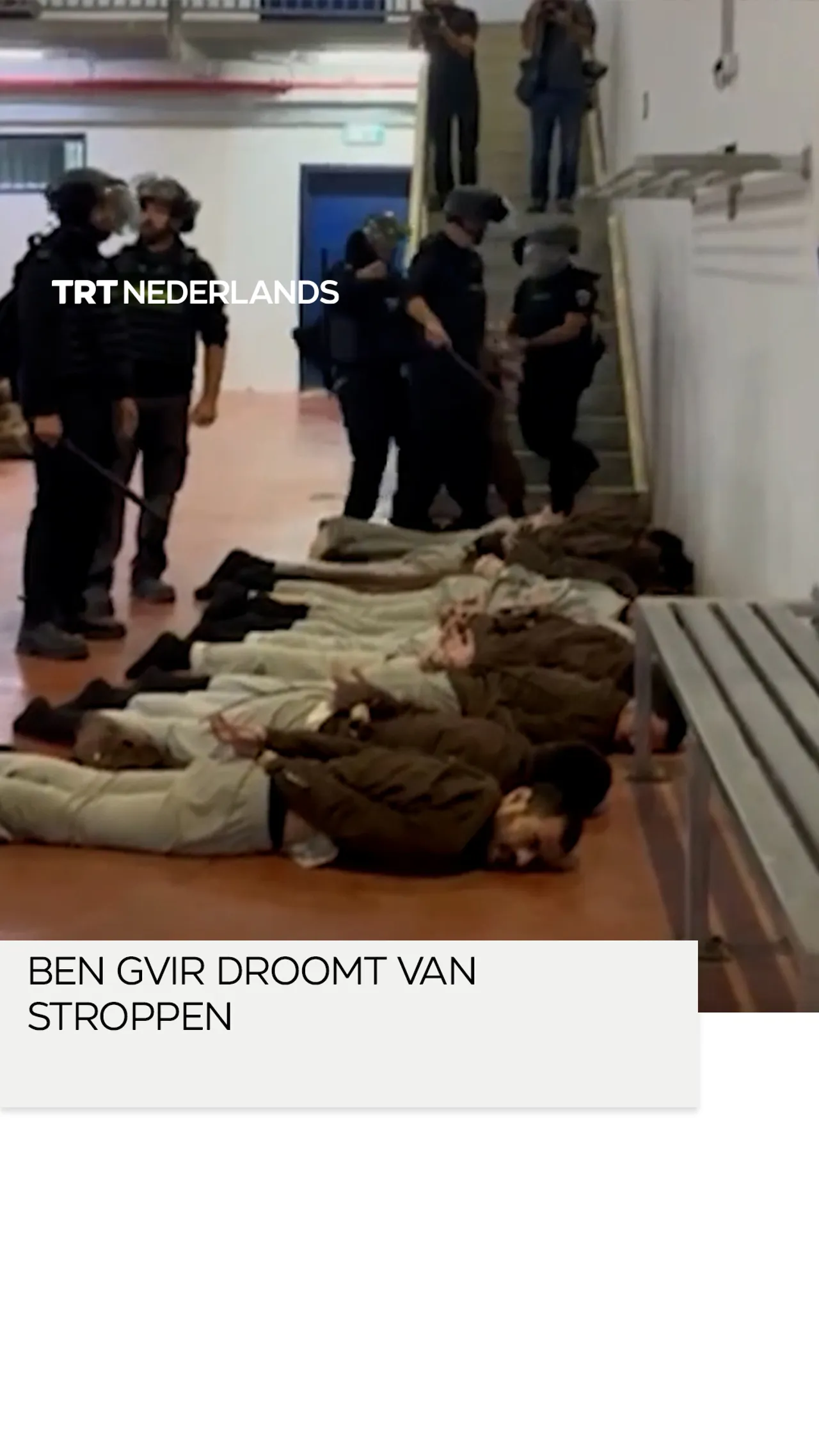 Israëlische minister Ben-Gvir deelt TikTok-video met strop-afbeeldingen