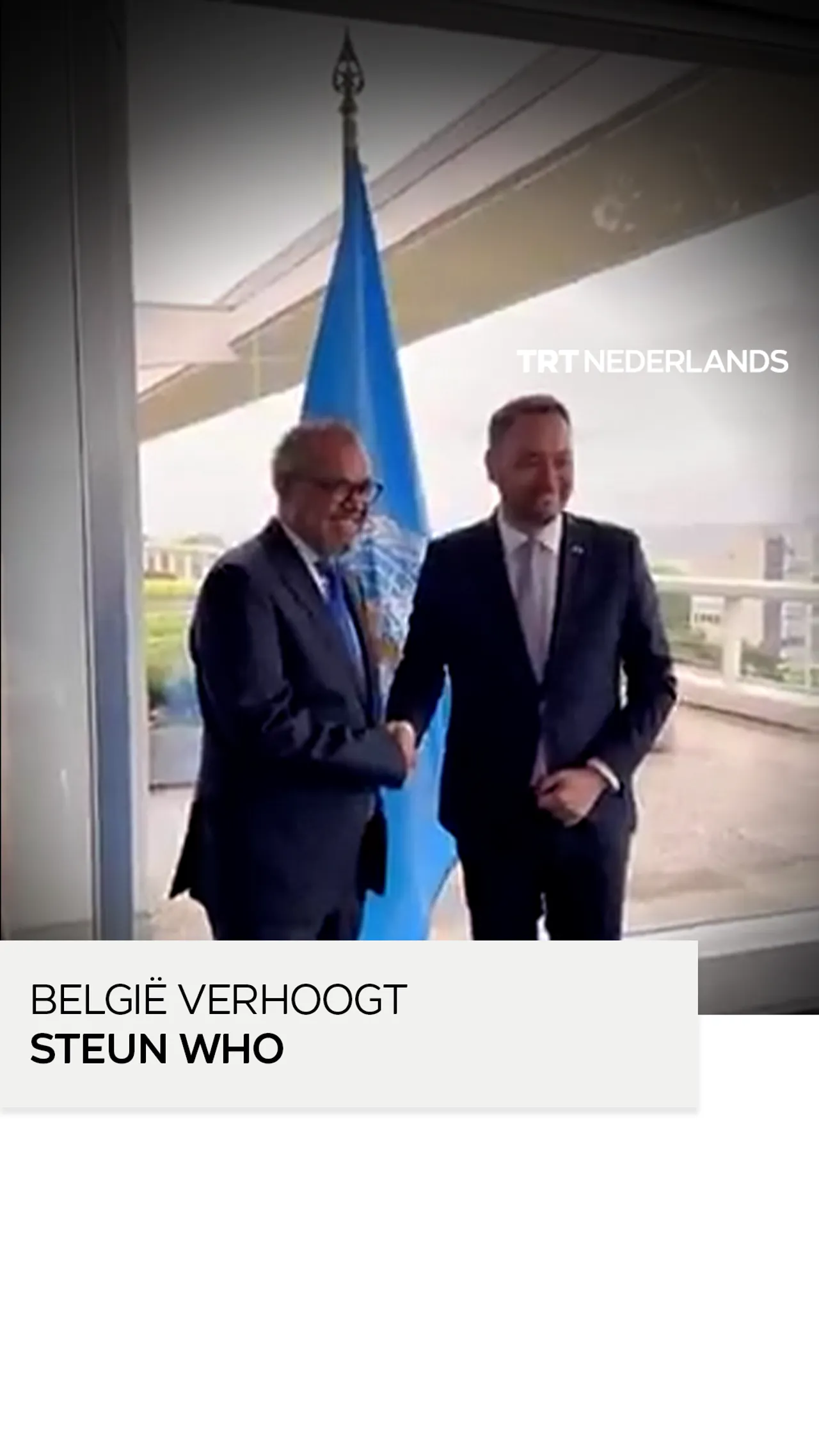 België intensiveert partnerschap met Wereldgezondheidsorganisatie