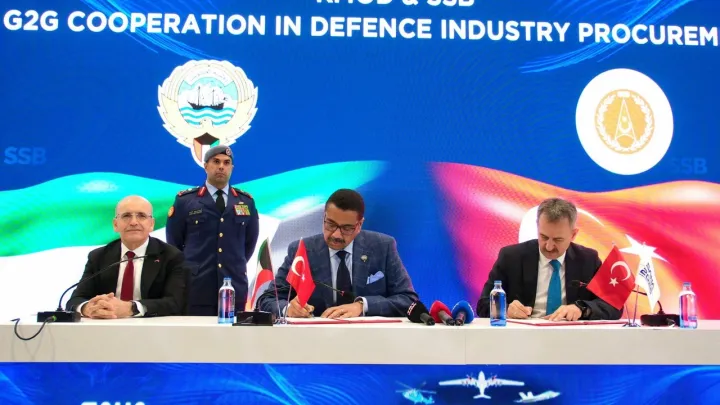 الكويت وتركيا توقعان خطاب نوايا لتعزيز التعاون الدفاعي