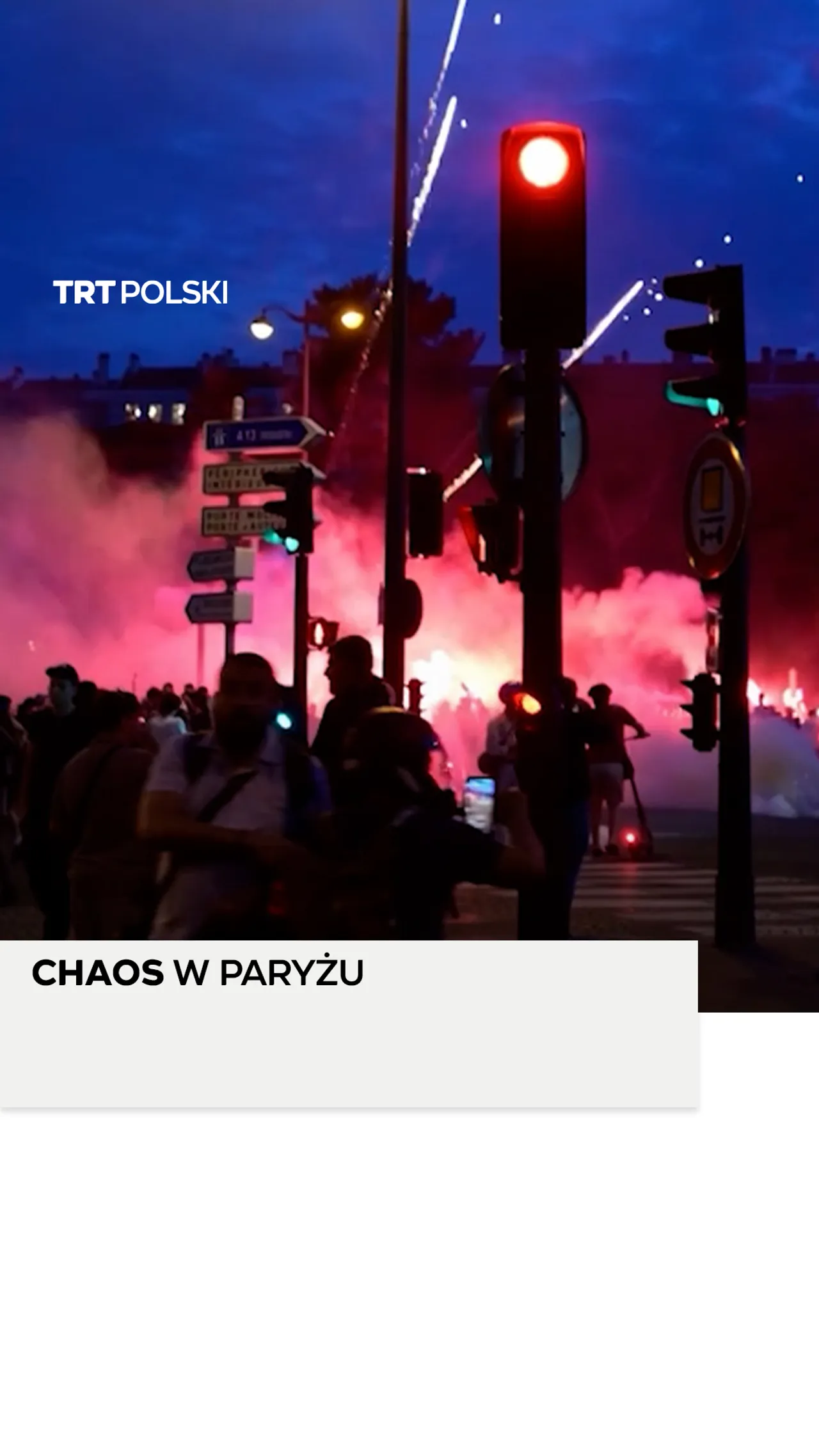 Przemoc, ogień i starcia z policją w Paryżu pogrążyły miasto w chaosie