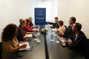 Presidentja në detyrë e Kosovës takon homologen e Sllovenisë dhe atë të Maqedonisë së Veriut