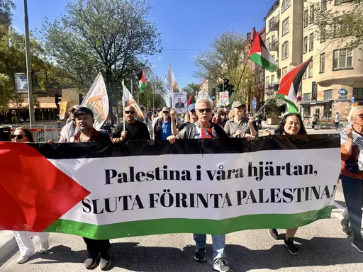 Demonstranti u Stockholmu protestovali protiv izraelskih napada na palestinske teritorije i Liban
