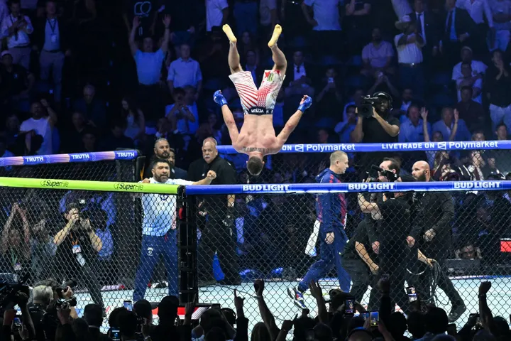 Trump celebrates 80th birthday with historic White House cage fight tournament