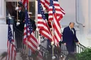 Trump celebrates 80th birthday with historic White House cage fight tournament