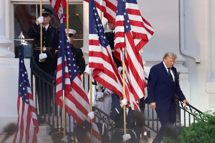 Trump celebrates 80th birthday with historic White House cage fight tournament