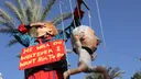 ראש ממשלת ישראל לשעבר קורא להדחת נתניהו “במקלות ובאבנים” אם הבחירות יחובלו