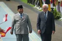Presiden Jerman Frank-Walter Steinmeier tiba di Jakarta untuk kunjungan kenegaraan