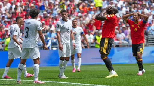 Egypt play to 1-1 draw against Belgium in their Group G World Cup opener