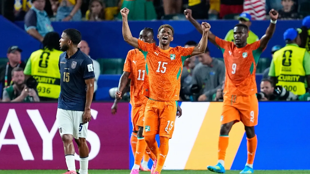 World Cup: Côte d'Ivoire stun Ecuador 1-0 through Diallo's stoppage time goal