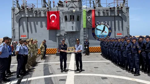 الدفاع التركية تعلن إتمام تنفيذ الفرقاطة "TCG Giresun" تدريبات عسكرية للقوات البحرية الليبية