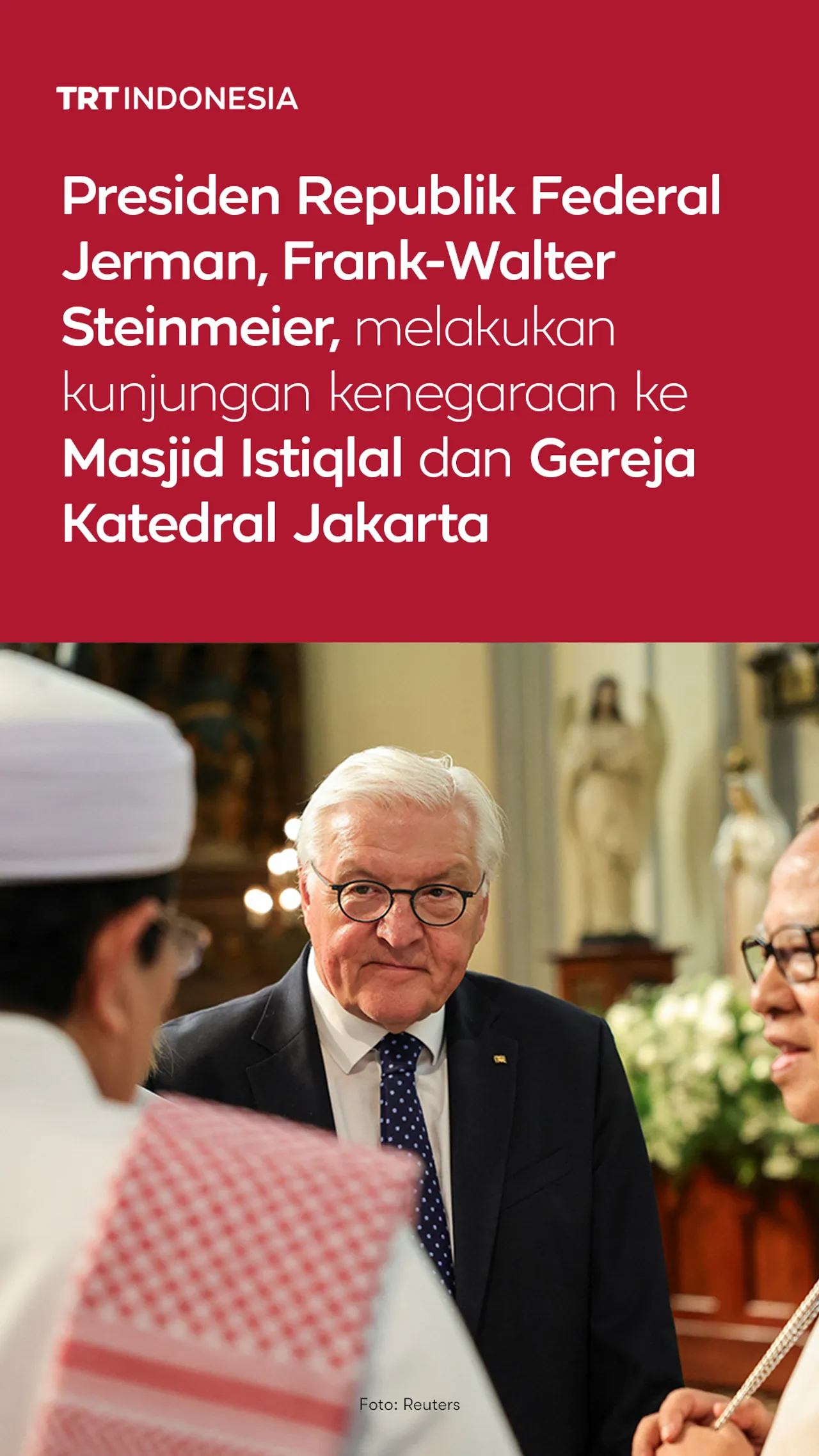 Presiden Jerman Frank-Walter Steinmeier, melakukan kunjungan kenegaraan di Jakarta
