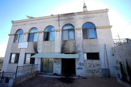 Illegal Israeli settlers set fire to two occupied West Bank mosques