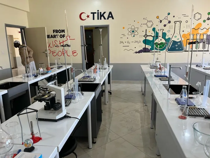 Turkish envoy inaugurates school laboratories donated by TİKA in Uganda