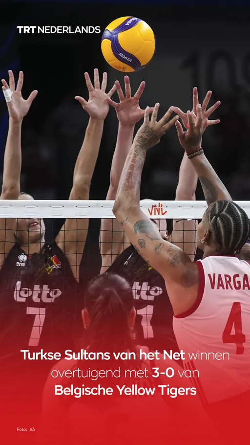 Turkse Sultans van het Net laten Belgische Yellow Tigers kansloos in Ankara