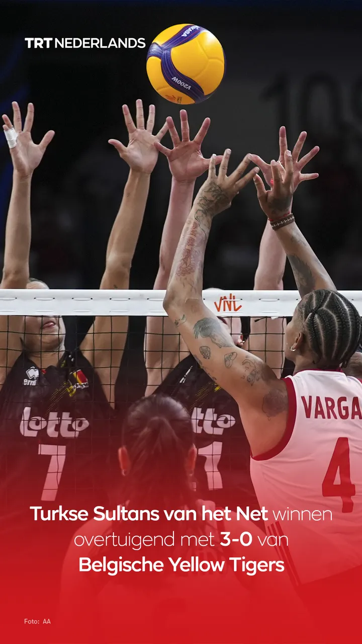 Turkse Sultans van het Net laten Belgische Yellow Tigers kansloos in Ankara