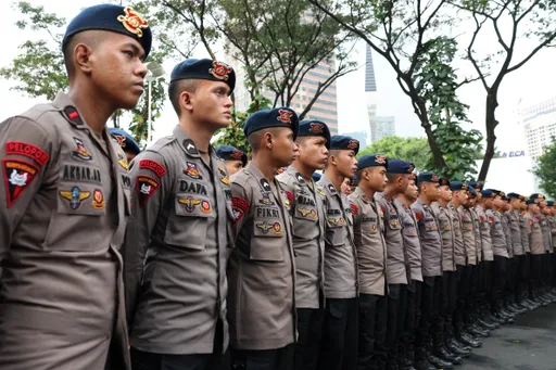 Polisi kerahkan ribuan personel untuk kawal aksi massa di lima titik Jakarta Pusat