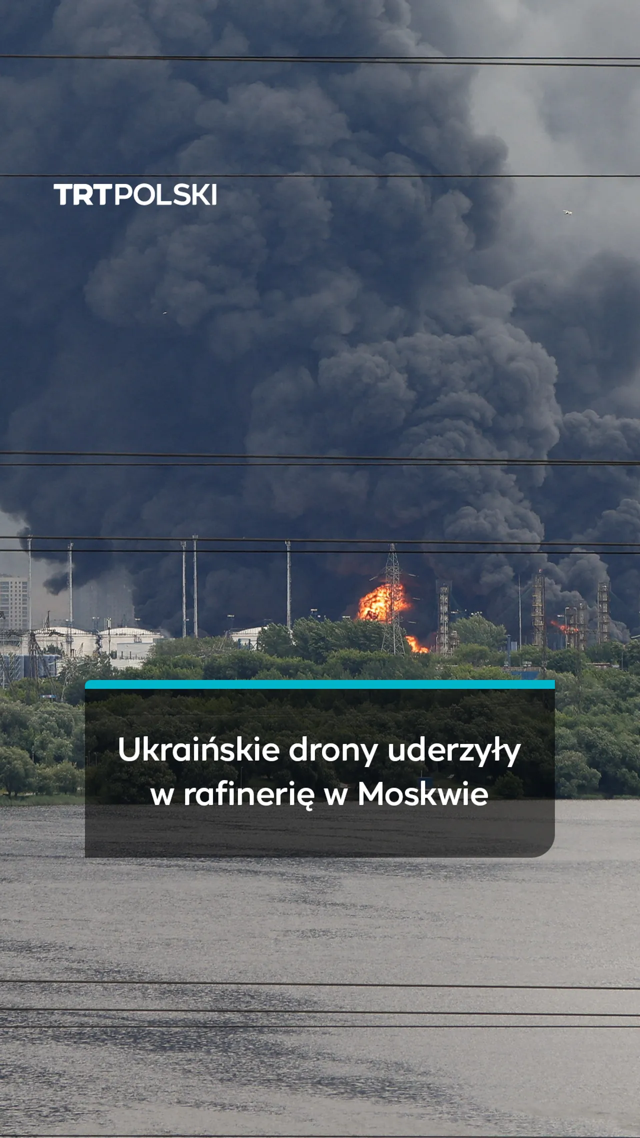 Ukraińskie drony uderzyły w rafinerię w Moskwie