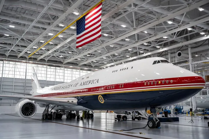 'A flying White House' — Trump unveils Qatari 747 ahead of joining Air Force One fleet