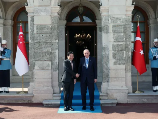 أردوغان ورئيس وزراء سنغافورة يبحثان تعزيز التعاون الثنائي والتطورات الإقليمية