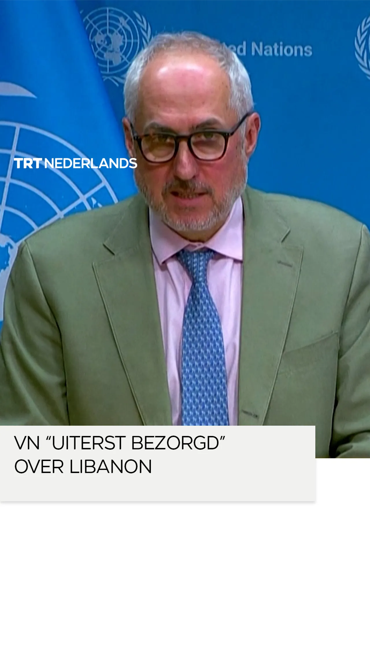 VN uiterst bezorgd over escalatie in Libanon en roept op tot naleving staakt-het-vuren