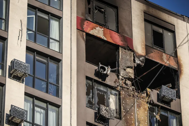Russian missile and drone barrage kills nine across Ukraine, dozens injured