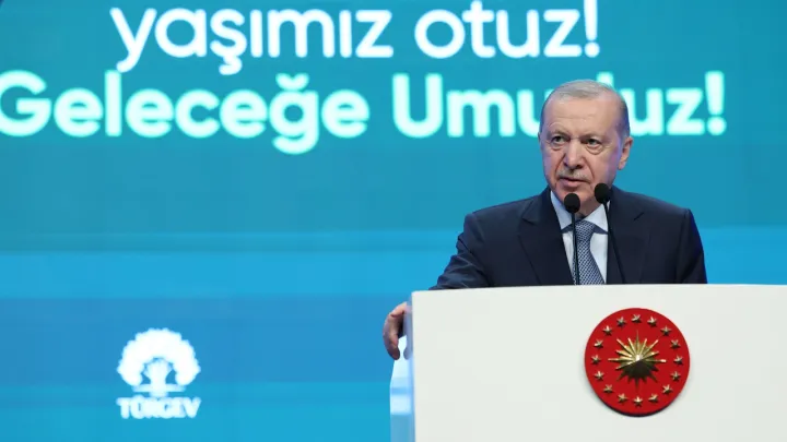 أردوغان: وقف "تورغف" التركي أعاد طلاب غزة للدراسة ودعم الشباب الفلسطيني والسوري
